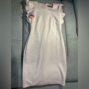 very light pink dress